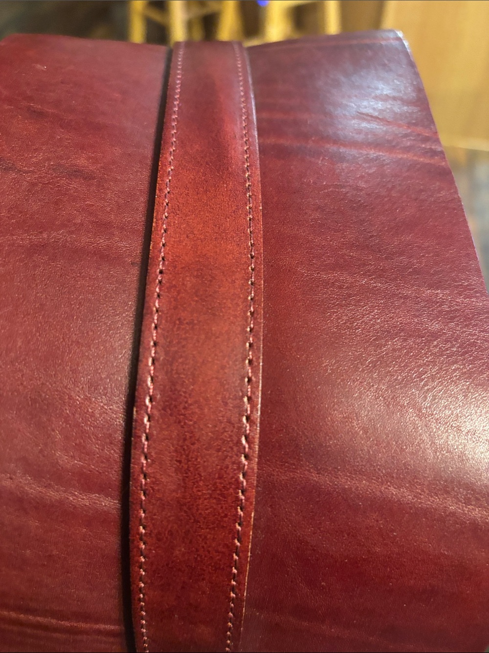 Zara Wide Burgundy Leather Corset Belt Gold Buckle Accent See Video & Photos - Picture 11 of 17